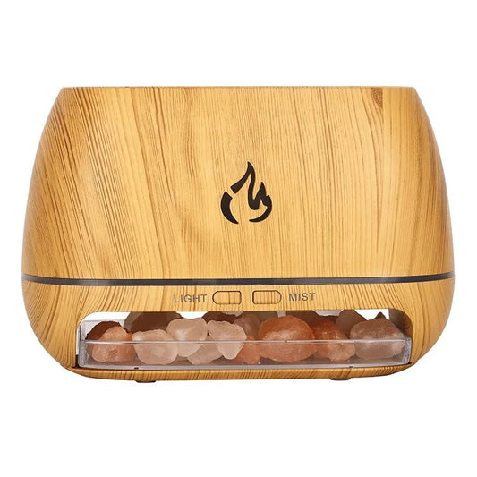 Skorter | SaltLight Aroma Diffuser – Himalayan Salt Lamp with Fragrance Diffusion and Color Light