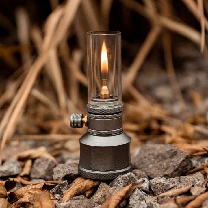 Skorter | LUMETRA – Adjustable Butane Camping Lamp for Flexible Light Settings
