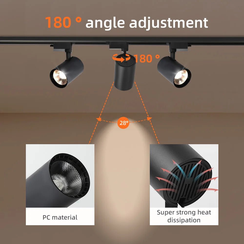 Skorter | LumiBeam – LED Spotlight with Adjustable Beam Angle