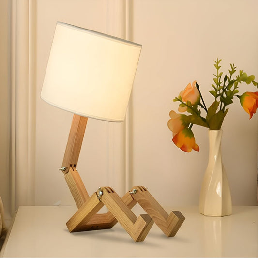 Skorter | LUMIBOT – Flexible Wooden Lamp for Personalized Lighting