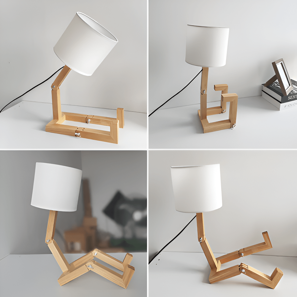 Skorter | LUMIBOT – Flexible Wooden Lamp for Personalized Lighting