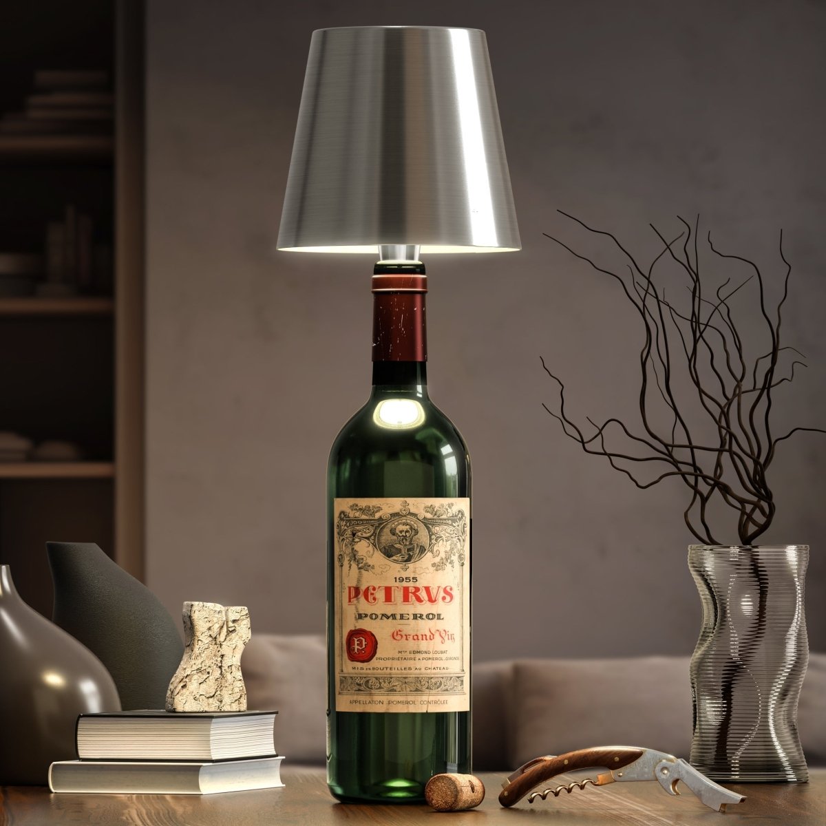 Skorter | LumiBottle – Cable Lamp for Bottles with Warm White LED Light