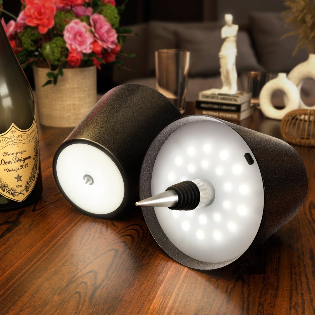 Skorter | LumiBottle – Cable Lamp for Bottles with Warm White LED Light
