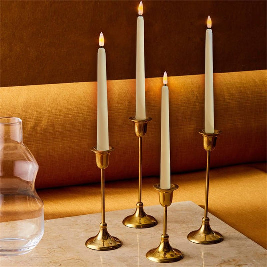 Skorter | FLAMORA – LED Taper Candles with Remote & Timer