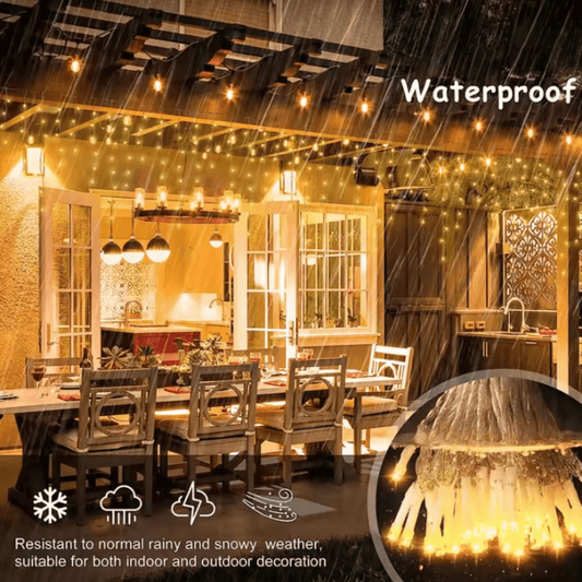 Skorter | LUMICURTAIN – LED Garden Curtains for Sparkling Outdoor Ambiance