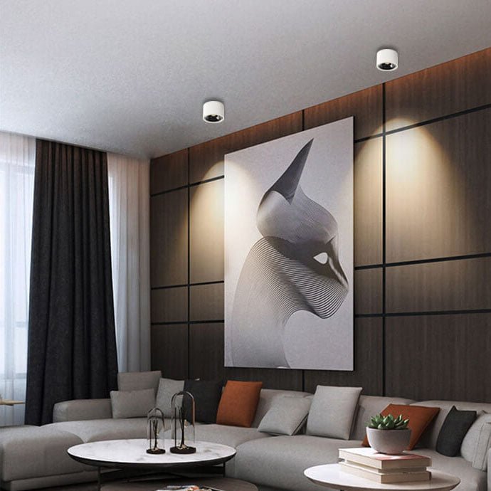 Skorter | LumiDisk – Modern Minimalist LED Ceiling Light for Focused Illumination