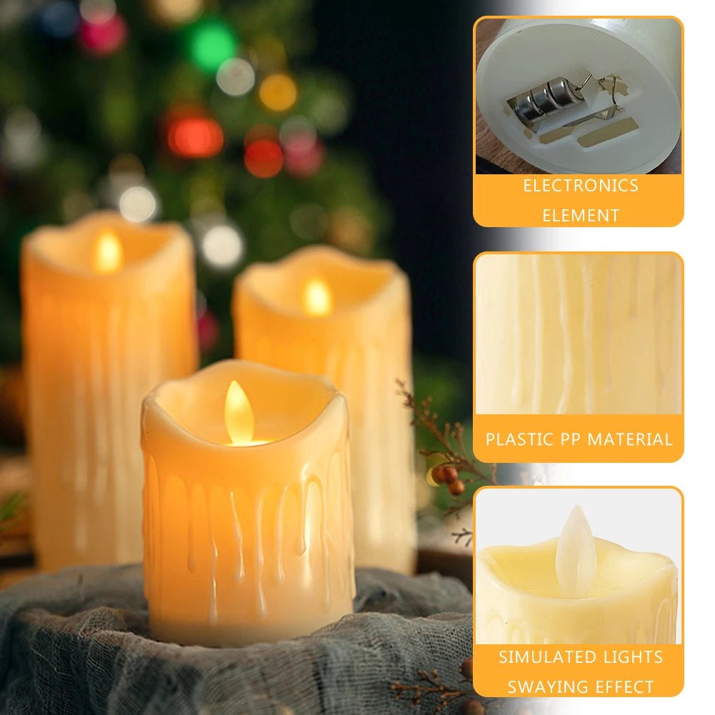 Skorter | LumiFlame – LED Candles with Realistic Flickering Light