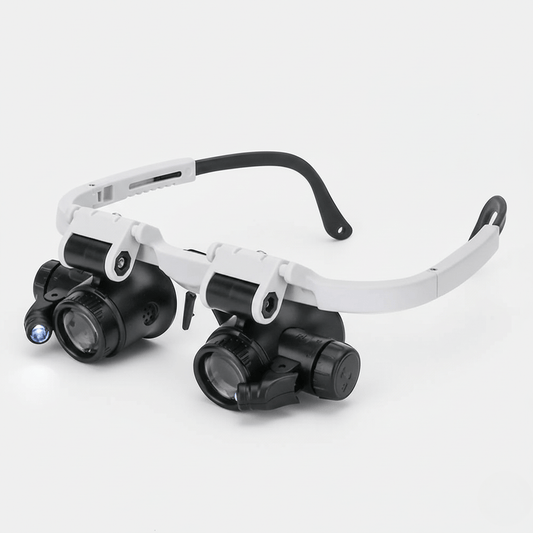 Skorter | LUMIVISOR – Adjustable LED Magnifying Glasses with 8x–23x Zoom