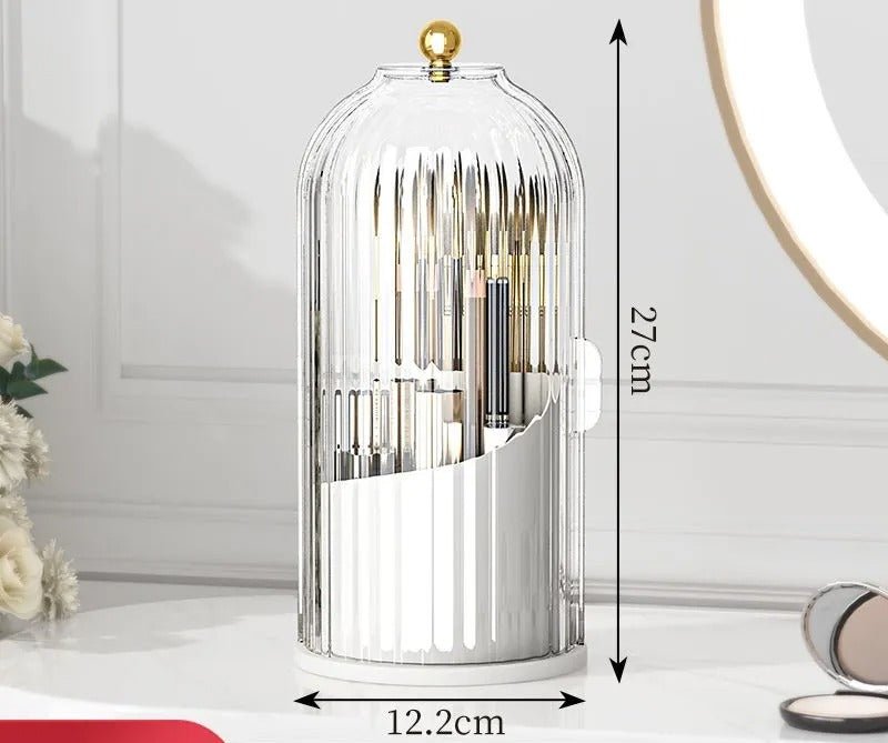 Luxury 360° Rotating Makeup Brush Holder - SKØRTER