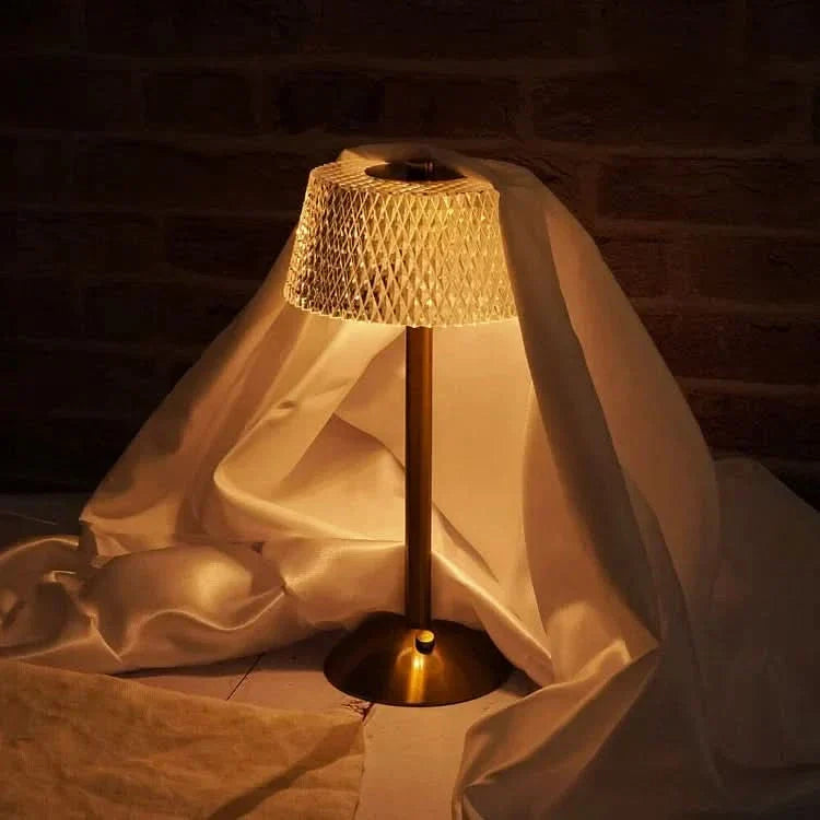 Skorter | Crystal Rechargeable LED Cordless Table Lamp