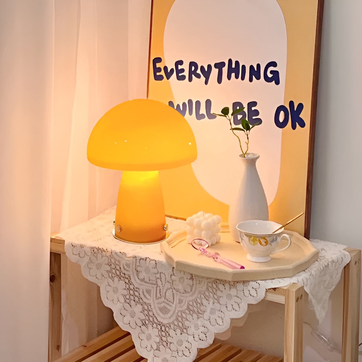 Skorter | GlowMush – Scandinavian table lamp with artistic warmth