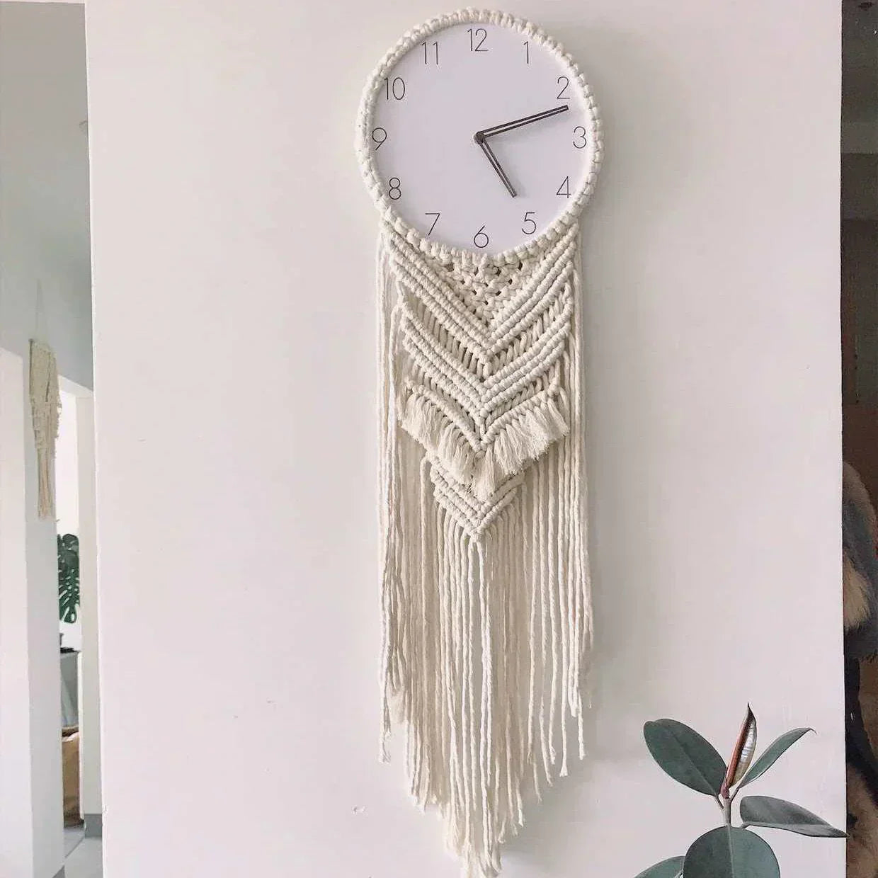 Skorter | BohèmeTick - Chic Macrame Clock