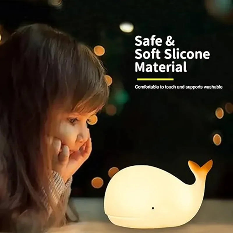 Skorter | Magically Illuminated Whale Night Lamp – Luma | Soft Light for Children