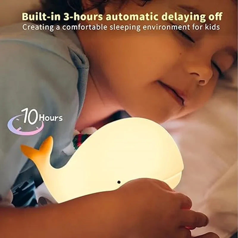 Skorter | Magically Illuminated Whale Night Lamp – Luma | Soft Light for Children