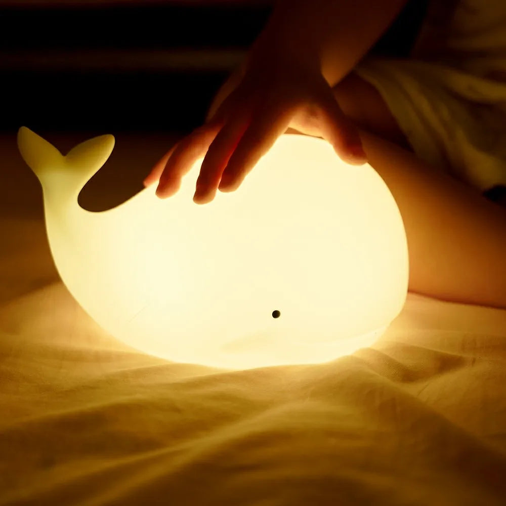 Skorter | Magically Illuminated Whale Night Lamp – Luma | Soft Light for Children