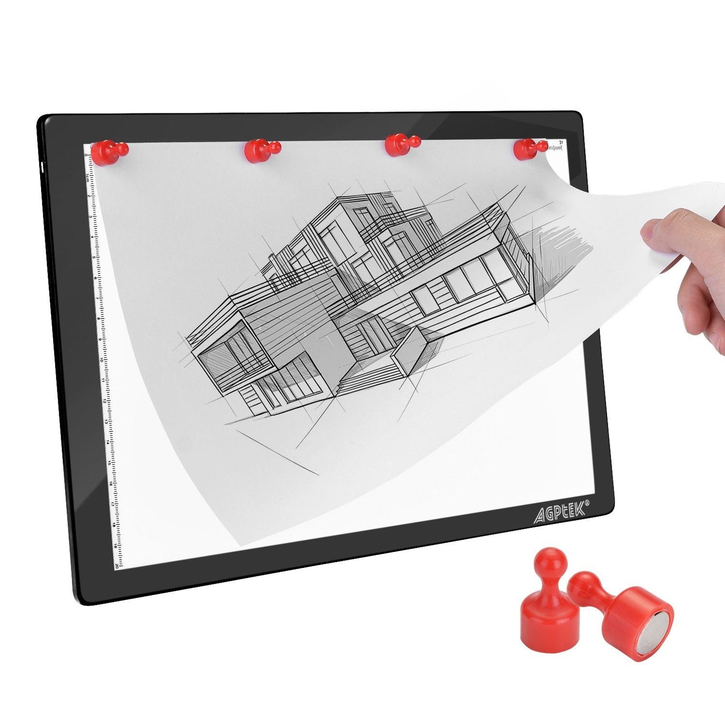 Skorter | Magnetic LED Artcraft Drawing Light Pad A4 Size Light Box