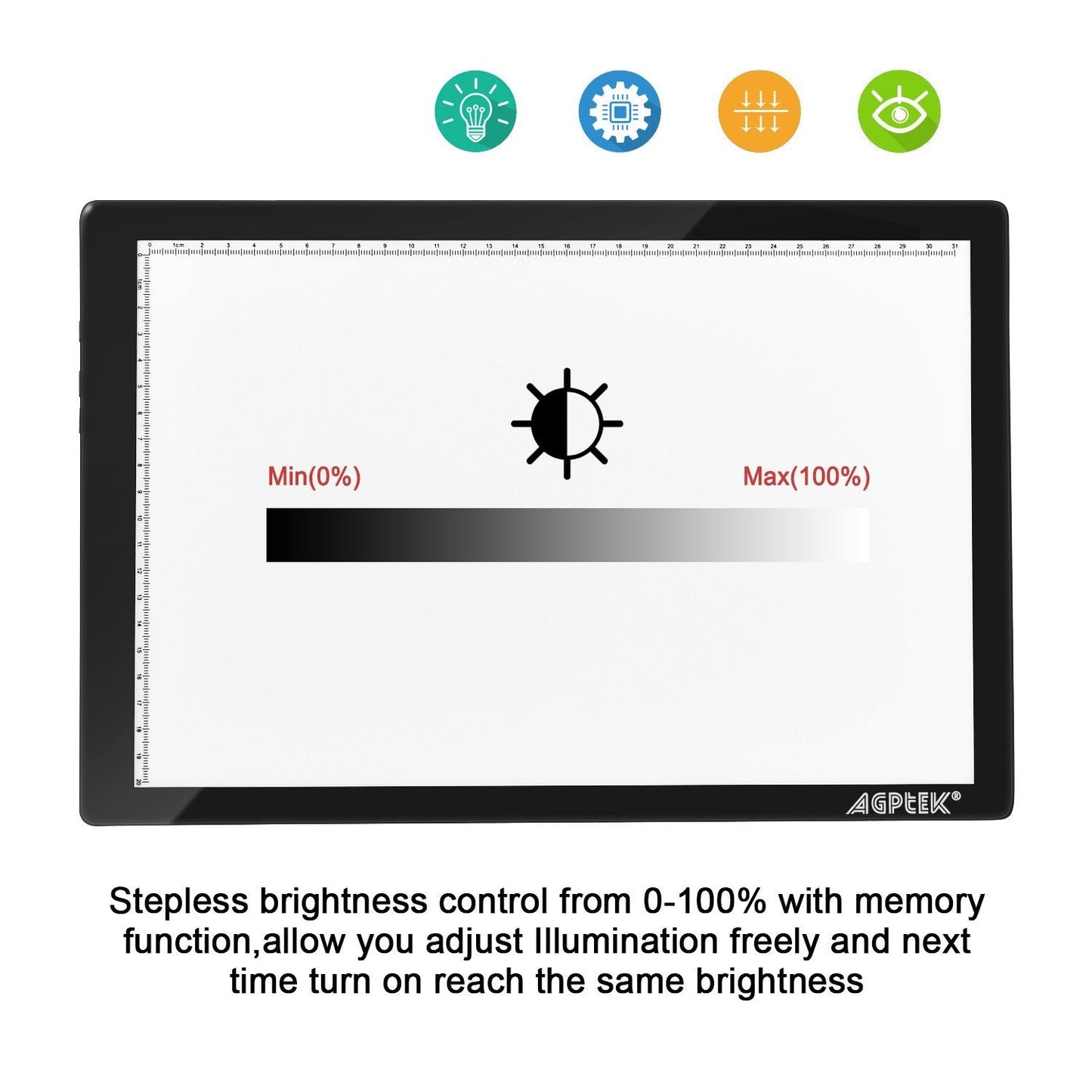 Skorter | Magnetic LED Artcraft Drawing Light Pad A4 Size Light Box