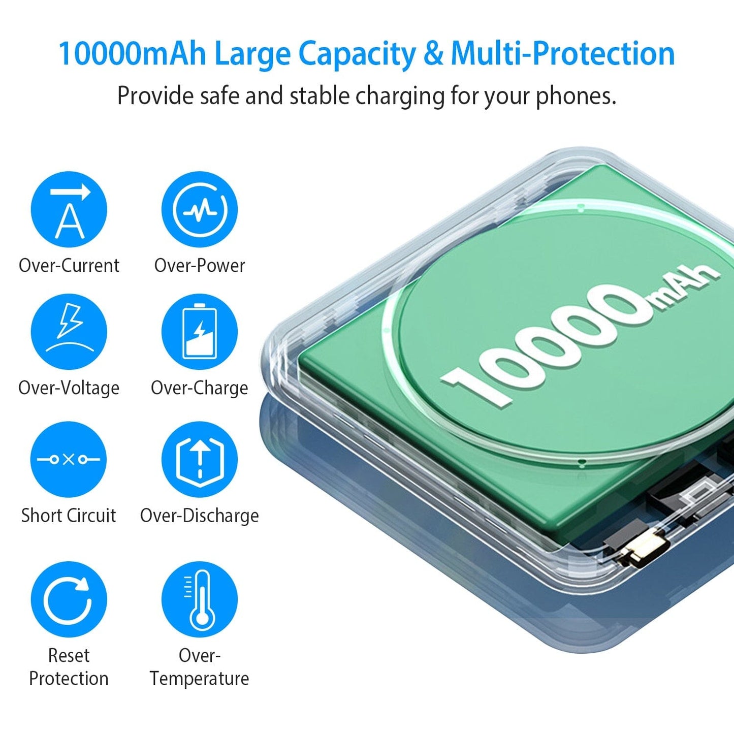 Skorter | Magnetic Wireless Power Bank 10000mAh Magnetic Portable Charger Magsafe
