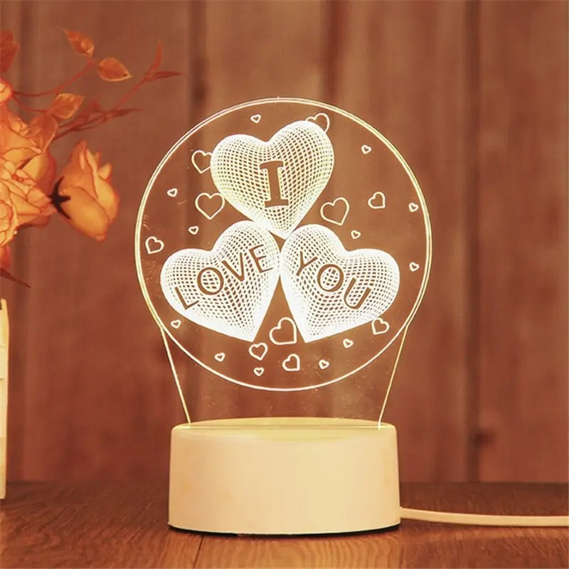 Skorter | Heart Lamp – Perfect for Anniversary Gifts, Valentine’s Day, or Special Birthday Surprises
