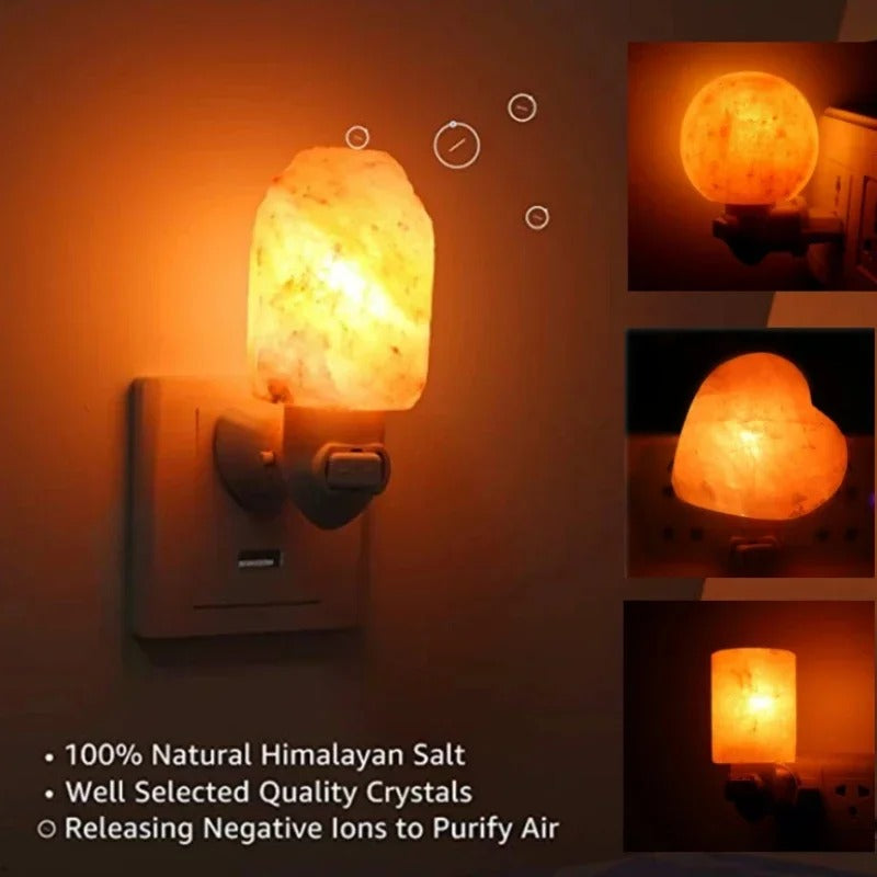 Skorter | Himalayan Salt Lamp Natural Crystal Light for Home Decor & Wellness -  Release Negative Ions Bedroom