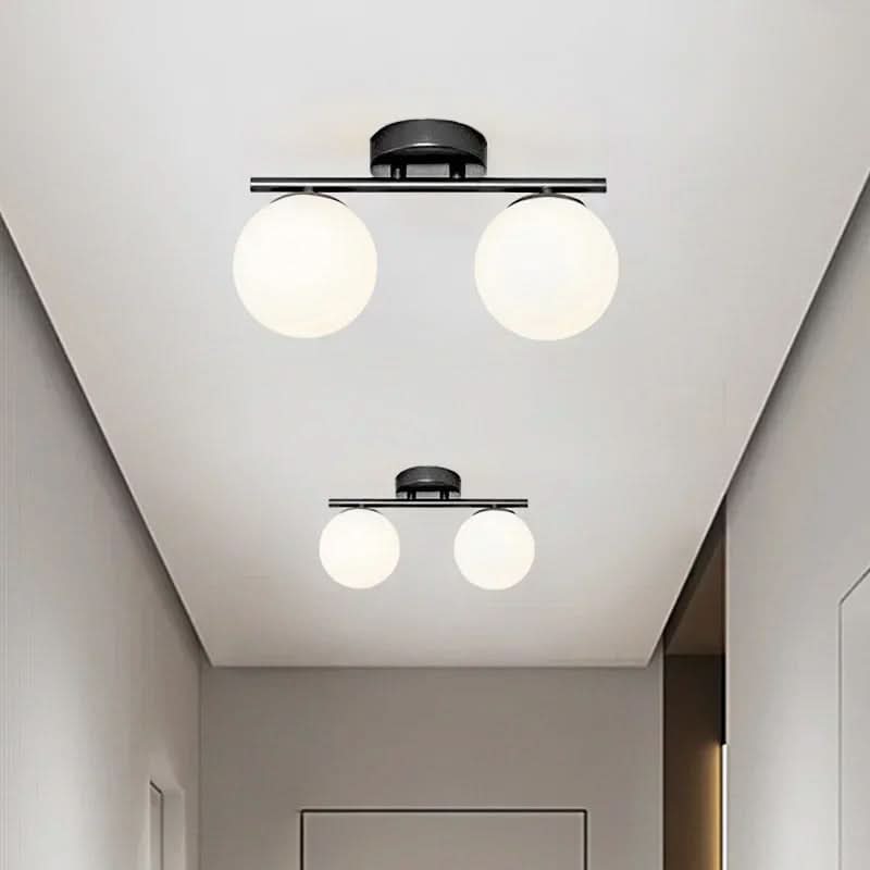 Skorter | NordLux LED Glass Ceiling Light – White Globe