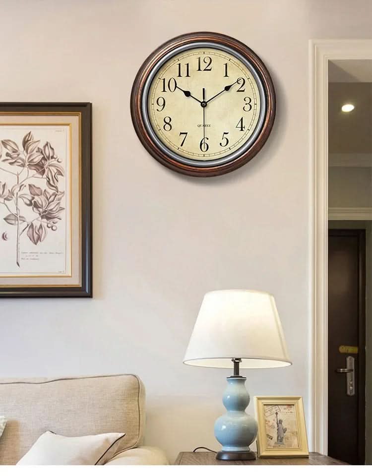 Skorter | Classic Silent Wall Clock for Home or Office