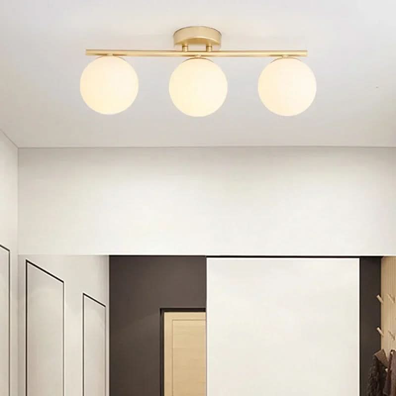 Skorter | NordLux LED Glass Ceiling Light – White Globe