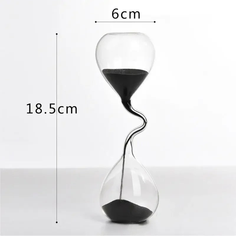 Skorter | Curvy Black Hourglass | Glass