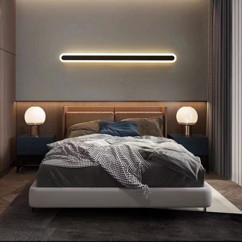 Skorter | Outdoor IP65 Waterproof Linear Wall Lamp | Minimalist Metal Design. Dimmable LED Options for Gardens & Patios