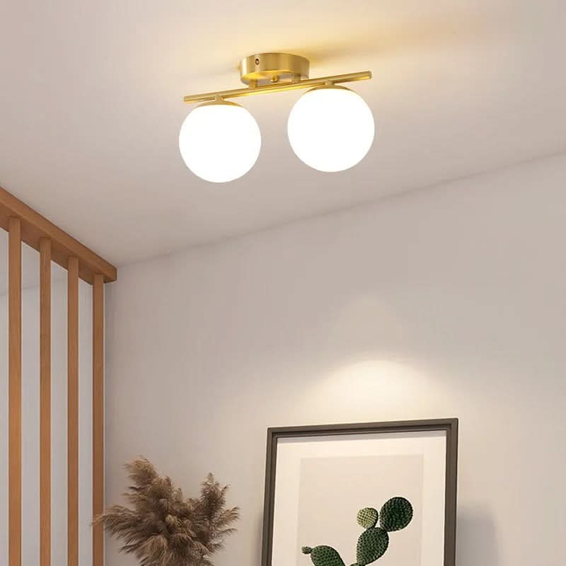 Skorter | NordLux LED Glass Ceiling Light – White Globe