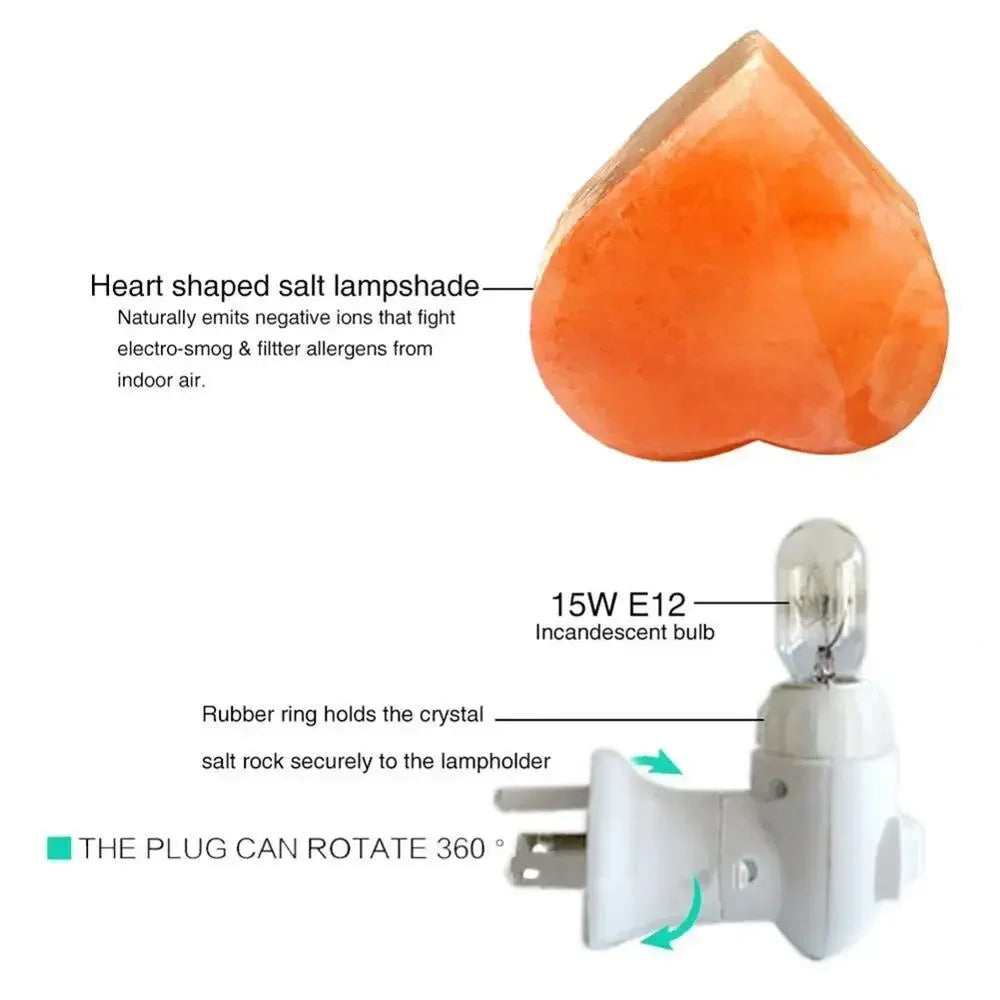 Skorter | Himalayan Salt Lamp Natural Crystal Light for Home Decor & Wellness -  Release Negative Ions Bedroom