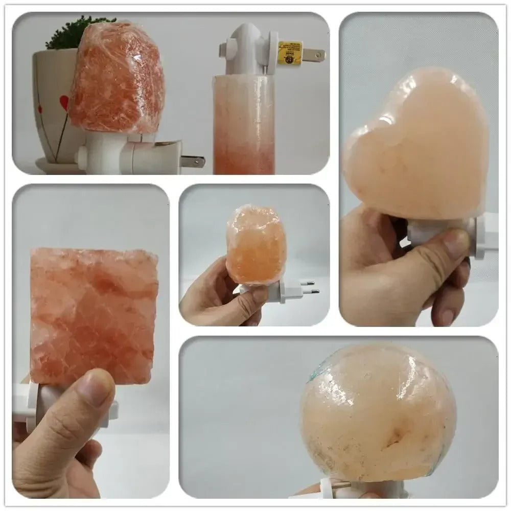Skorter | Himalayan Salt Lamp Natural Crystal Light for Home Decor & Wellness -  Release Negative Ions Bedroom