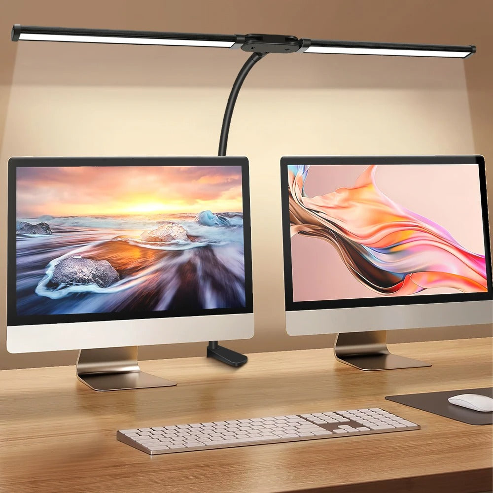 Skorter | Double-Head LED Desk Lamp | Lighting Solution for Study, Work & Office Use