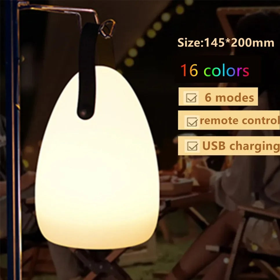 Skorter | LuminaFusion Lamp – Portable Waterproof Cordless Table Lamp with Remote Control