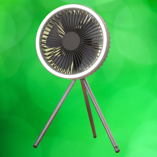 Skorter | Portable Rechargeable Fan with LED and Built in Power Bank
