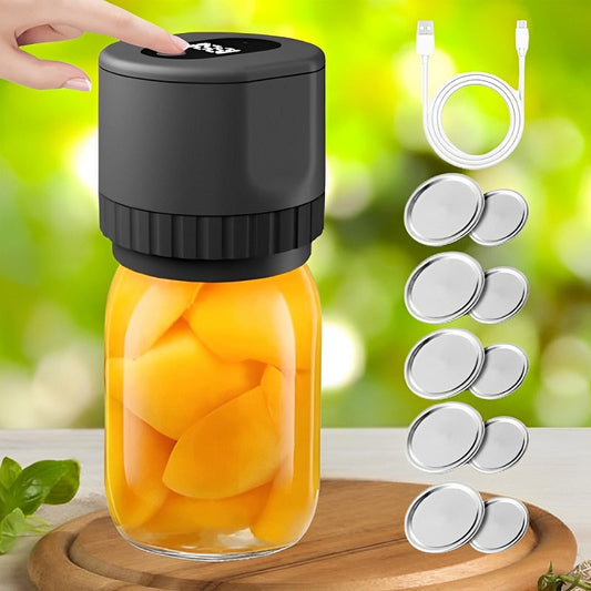 Skorter | Electric Mason Jar Vacuum Sealer with LED Display