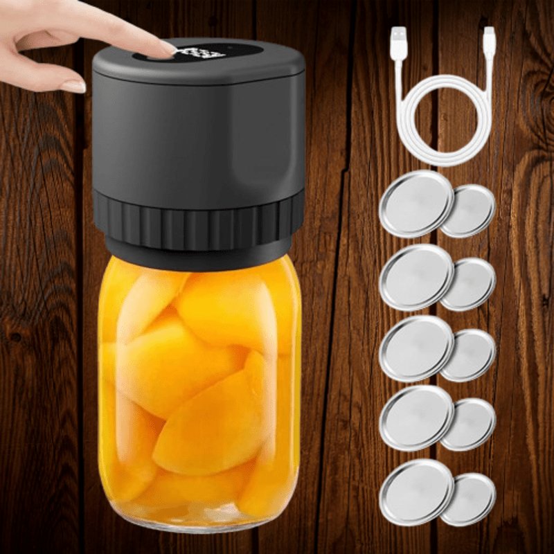 Skorter | Electric Mason Jar Vacuum Sealer with LED Display