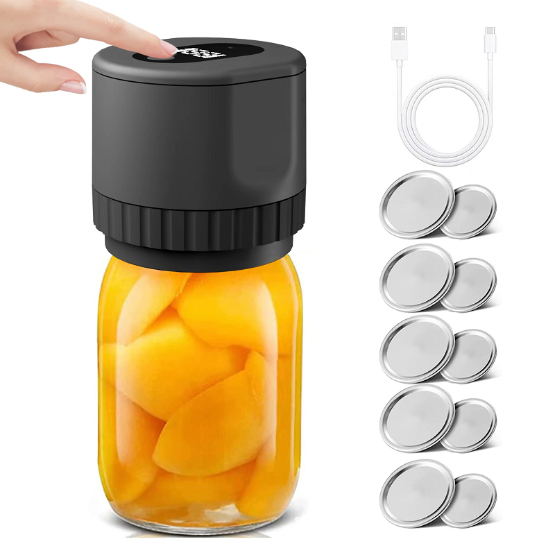 Skorter | Electric Mason Jar Vacuum Sealer with LED Display