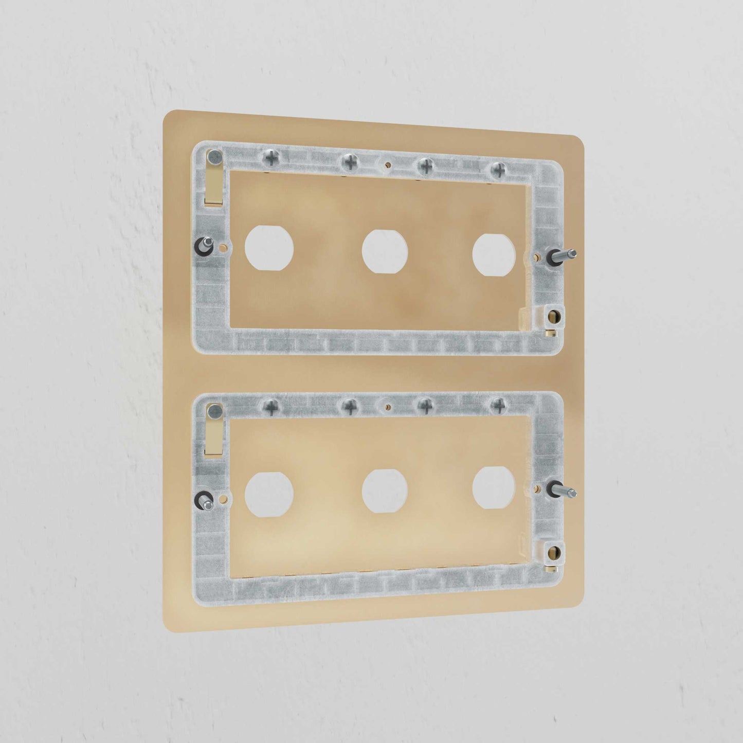 Skorter | 6G Switch Plate - Antique Brass
