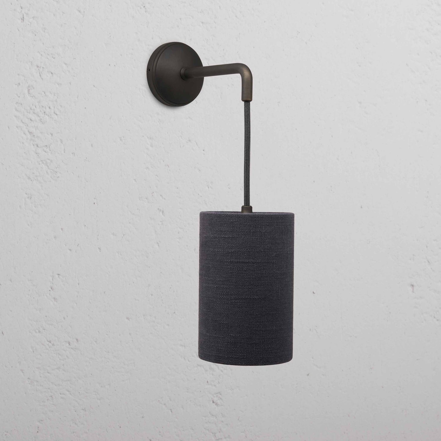 Skorter | Primrose Small Hanging Wall Lamp Basalt Gray - Bronze