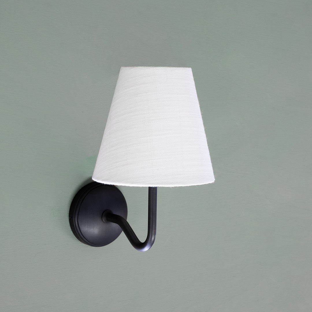Skorter | Malvern Small Wall Lamp Alabaster White - Bronze