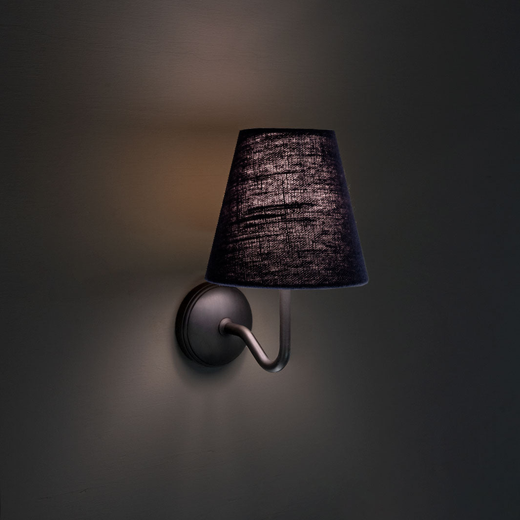 Skorter | Malvern Small Wall Lamp Basalt Gray - Bronze