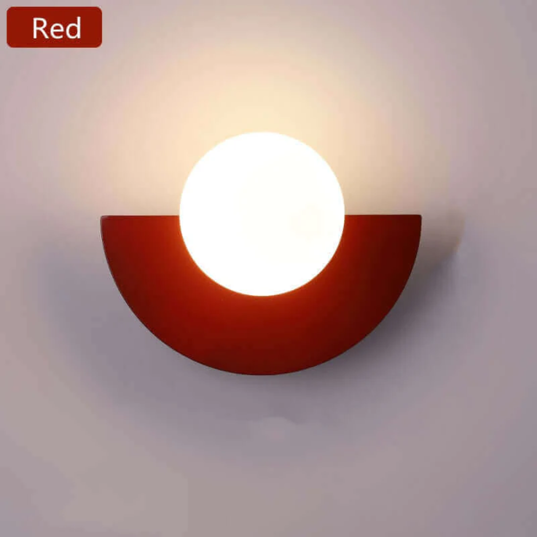 Skorter | Metal Half Moon Wall Lamp - LunaMetal