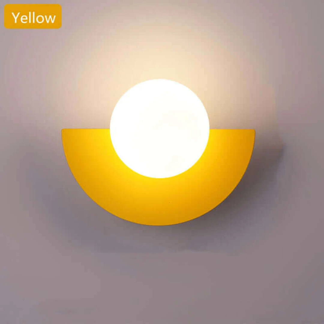 Skorter | Metal Half Moon Wall Lamp - LunaMetal