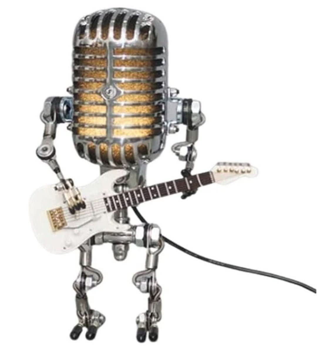 Skorter | Microphone Robot | Vintage Desk Lamp