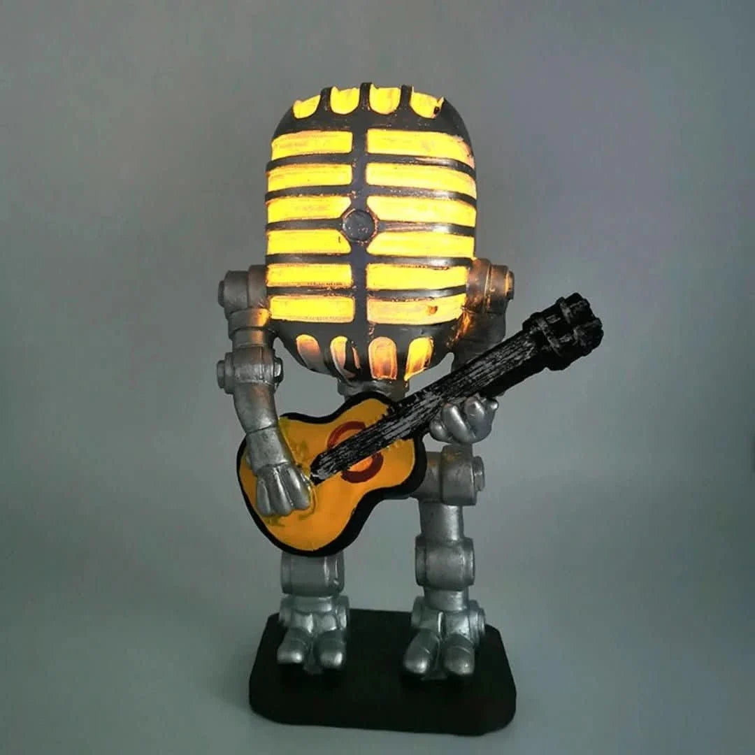 Skorter | Microphone Robot | Vintage Desk Lamp