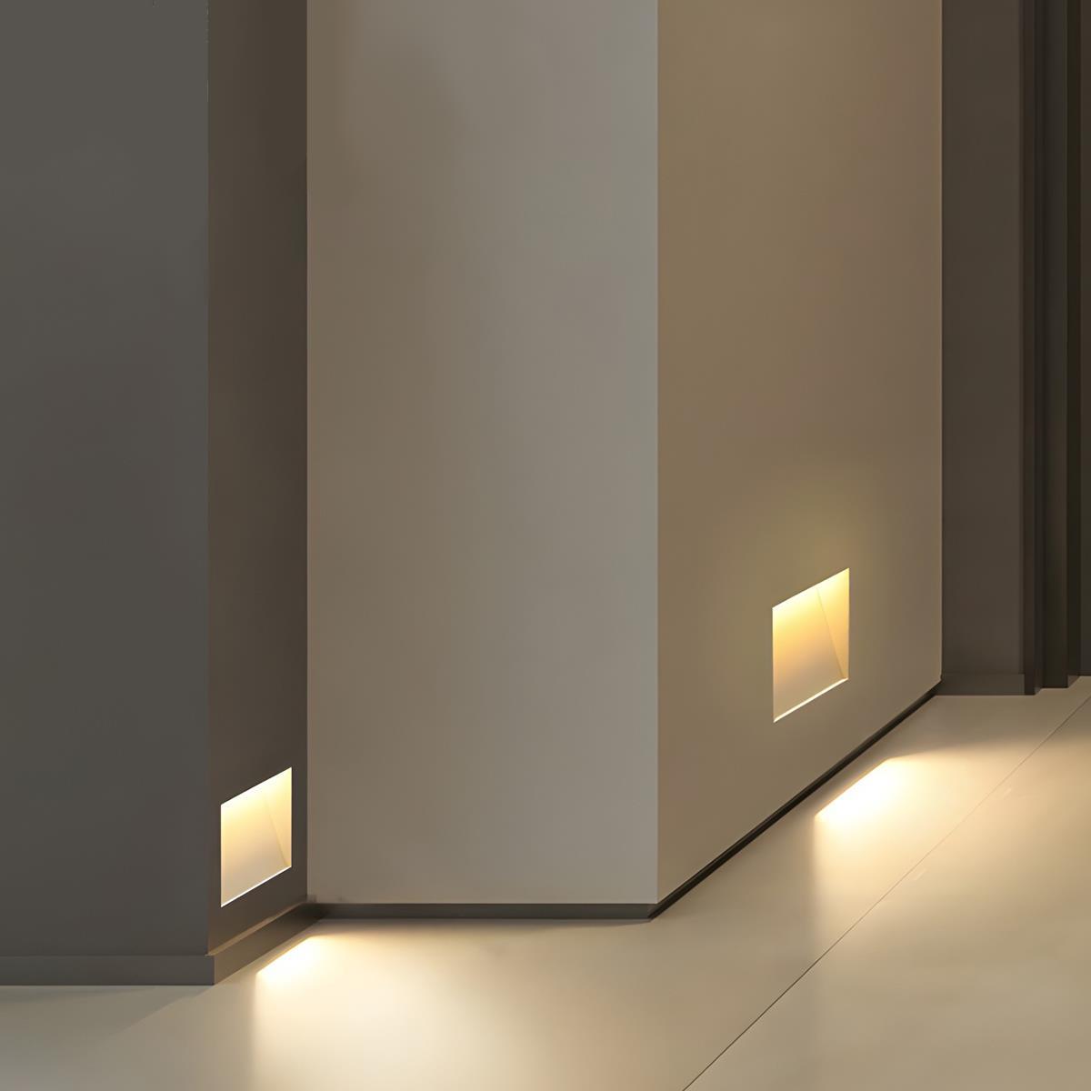 Skorter | LED Recessed Wall Sconces | Motion Sensor. Energy-Efficient & Ideal for Hallways. Living Rooms. and Bedrooms