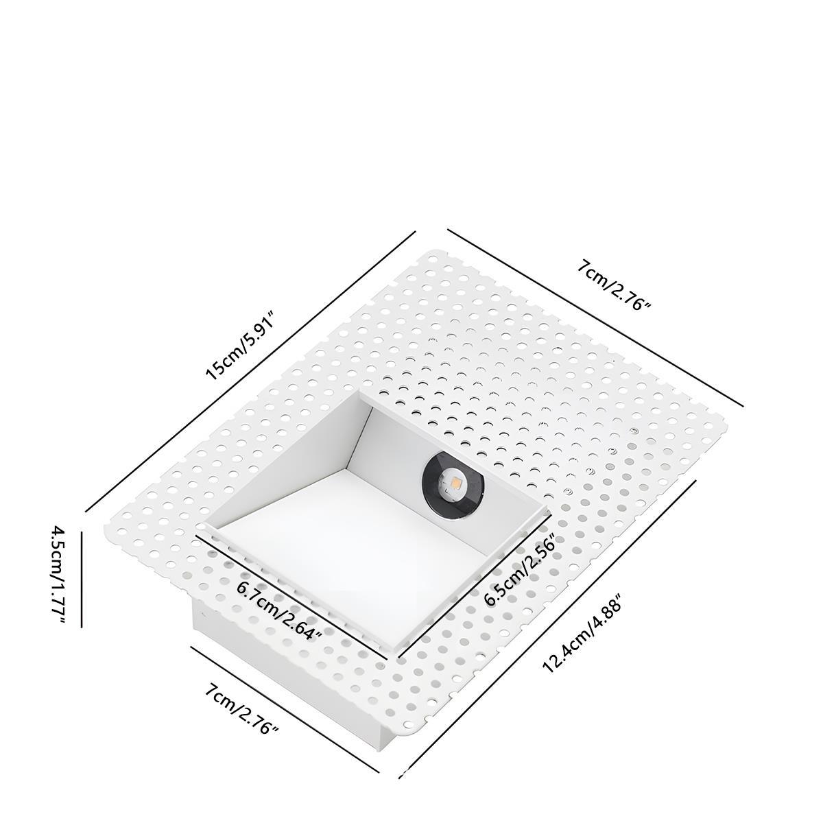 Skorter | LED Recessed Wall Sconces | Motion Sensor. Energy-Efficient & Ideal for Hallways. Living Rooms. and Bedrooms