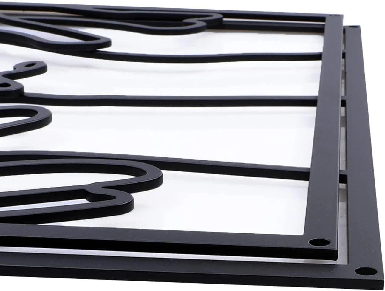 Skorter | Modern abstract female black line silhouette metal art │ Nordic woman iron wall hanging decoration ornament