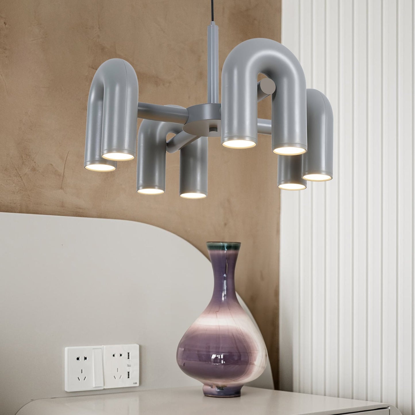 Modern Arc Elegance Chandelier - Cirkus Chandelier - SKØRTER